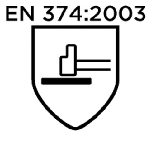 Ansell ChemTek 38-514 Butyl/Viton Handschuhe, Chemikalien- und Flüssigkeitsschutz, Schwarz, Grösse 1