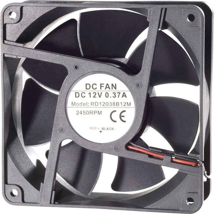 TRU COMPONENTS RD12038B12L Axiallüfter 12 V/DC 142 m³/h (L x B x H) 120 x 120 x 38 mm