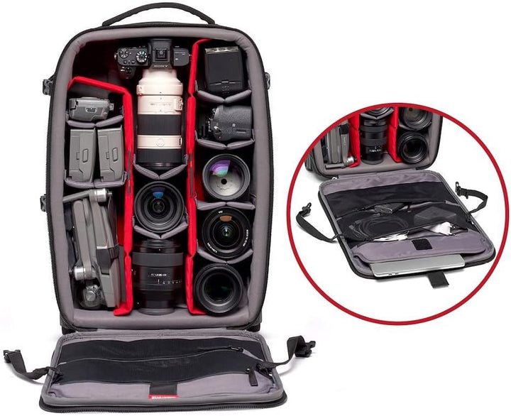 Manfrotto Advanced Trolley M III, für Spiegelreflexkamera mit Objektiven, Handgepäck, Reflextasche m