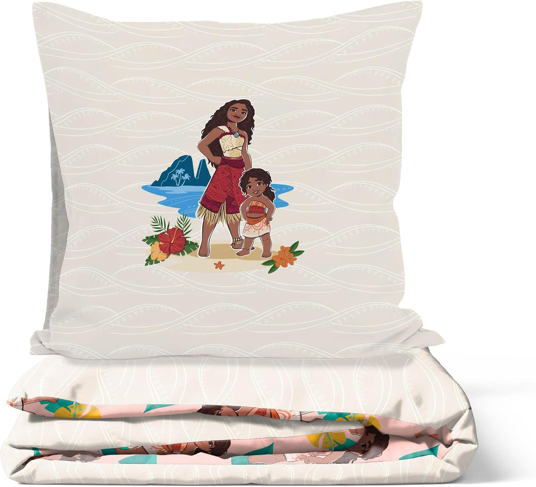 Jay Franco Kids Disney Moana Bettwäsche-Set – Superweiche Bettwäsche mit Kissenbezug, NUR BEZUG, Bet