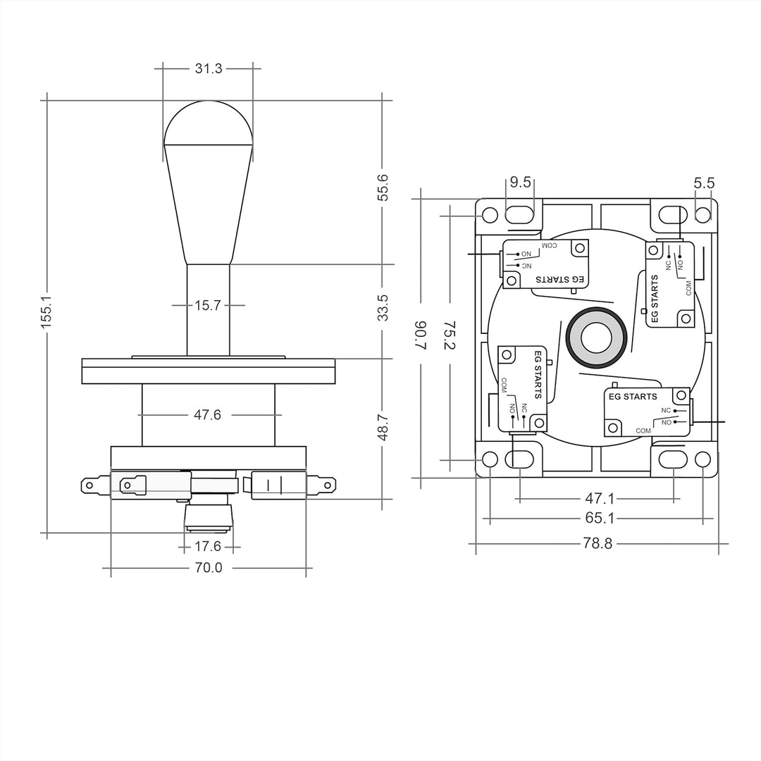 Arcade Game DIY Teil für Mame USB Cabinet 2x Nullverzögerungs USB Encoder auf Ihren PC Spiele + 2x 8