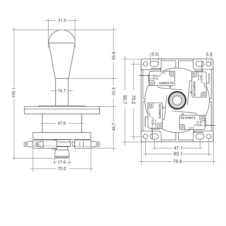 Arcade Game DIY Teil für Mame USB Cabinet 2x Nullverzögerungs USB Encoder auf Ihren PC Spiele + 2x 8