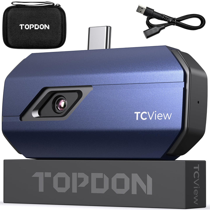 TOPDON Wärmebildkamera für Android TC001, 256 x 192 thermische Auflösung, Temperaturbereich: –20 °C