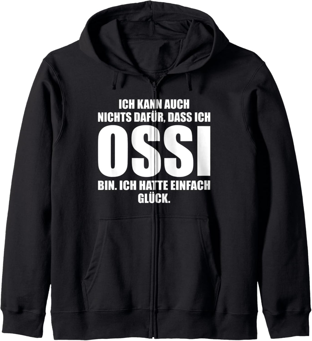 DDR Ostdeutschland Ostdeutsche lustiges Ossi Kapuzenjacke