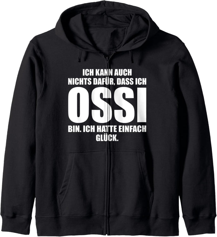 DDR Ostdeutschland Ostdeutsche lustiges Ossi Kapuzenjacke