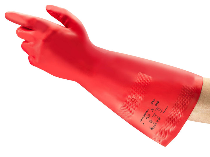 Sol-Vex Unisex 37900 Handschuhe, Rot, 9 EU Grösse 9 (12er Pack), Grösse 9 (12er Pack)