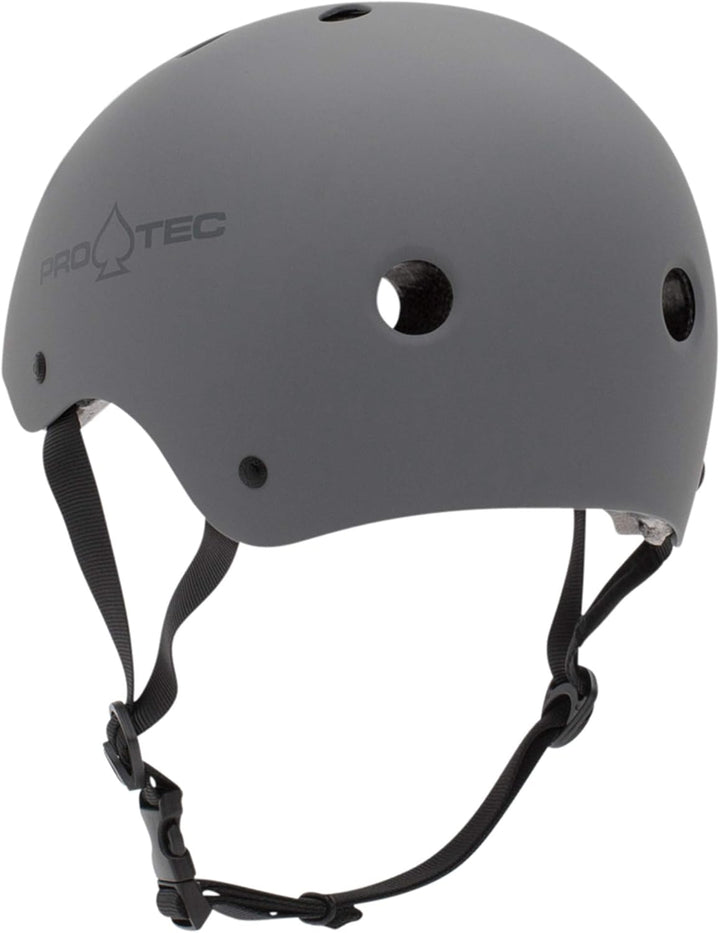 Pro tec Unisex Helmet Classic Certified XL Matte Grey, XL Matte Grey