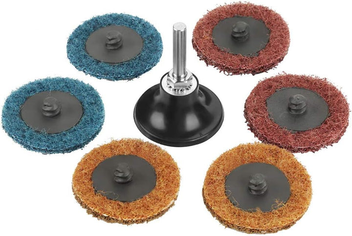 45pcs 2"Schleifscheibe Polierscheibe mit Dorn und Schleifbasis, geeignet für 50mm Winkelschleifer -