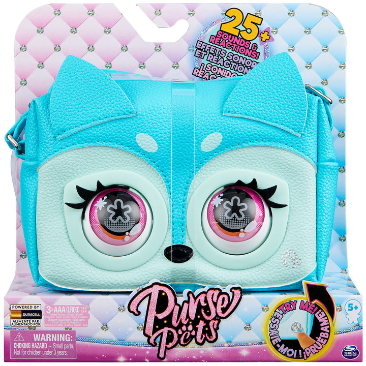 Purse Pets Frecher Fuchs Tasche - Wird mit interaktiven Funktionen, Augenblinzeln und Musik lebendig