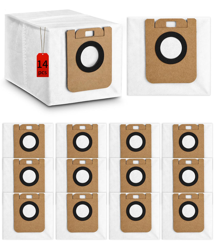 14 Stück Staubbeutel Zubehörset für Dreame D10 Plus / D10s Plus / L10 Plus Ersatzteil Zubehör Beutel