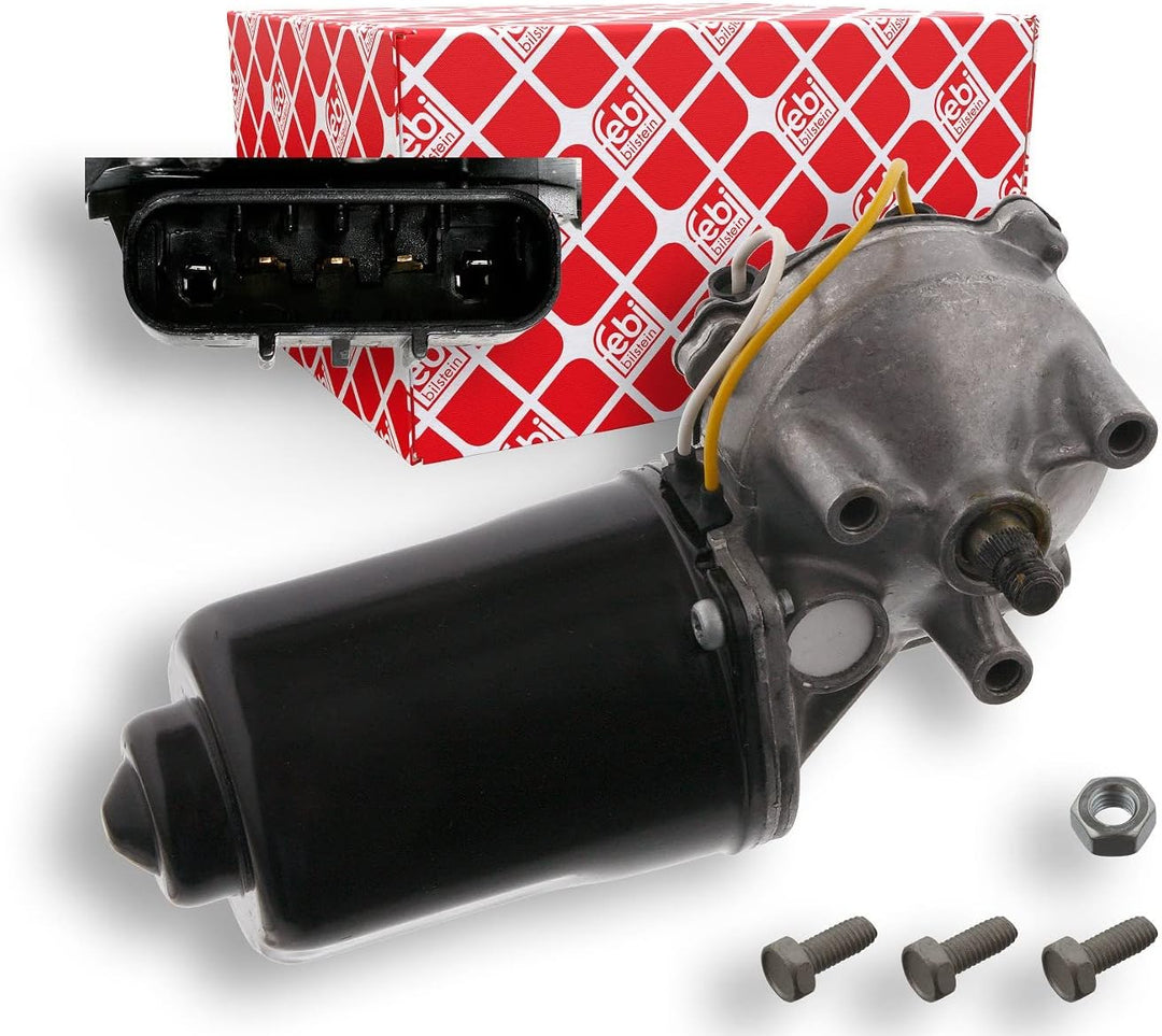 febi bilstein 33748 Scheibenwischermotor mit Anbaumaterial , 1 Stück
