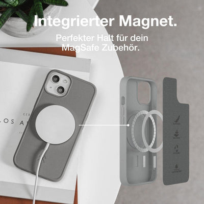 Woodcessories - Magnetische Antibakterielle Bio Hülle kompatibel mit iPhone 13 Mini Hülle mit Magnet