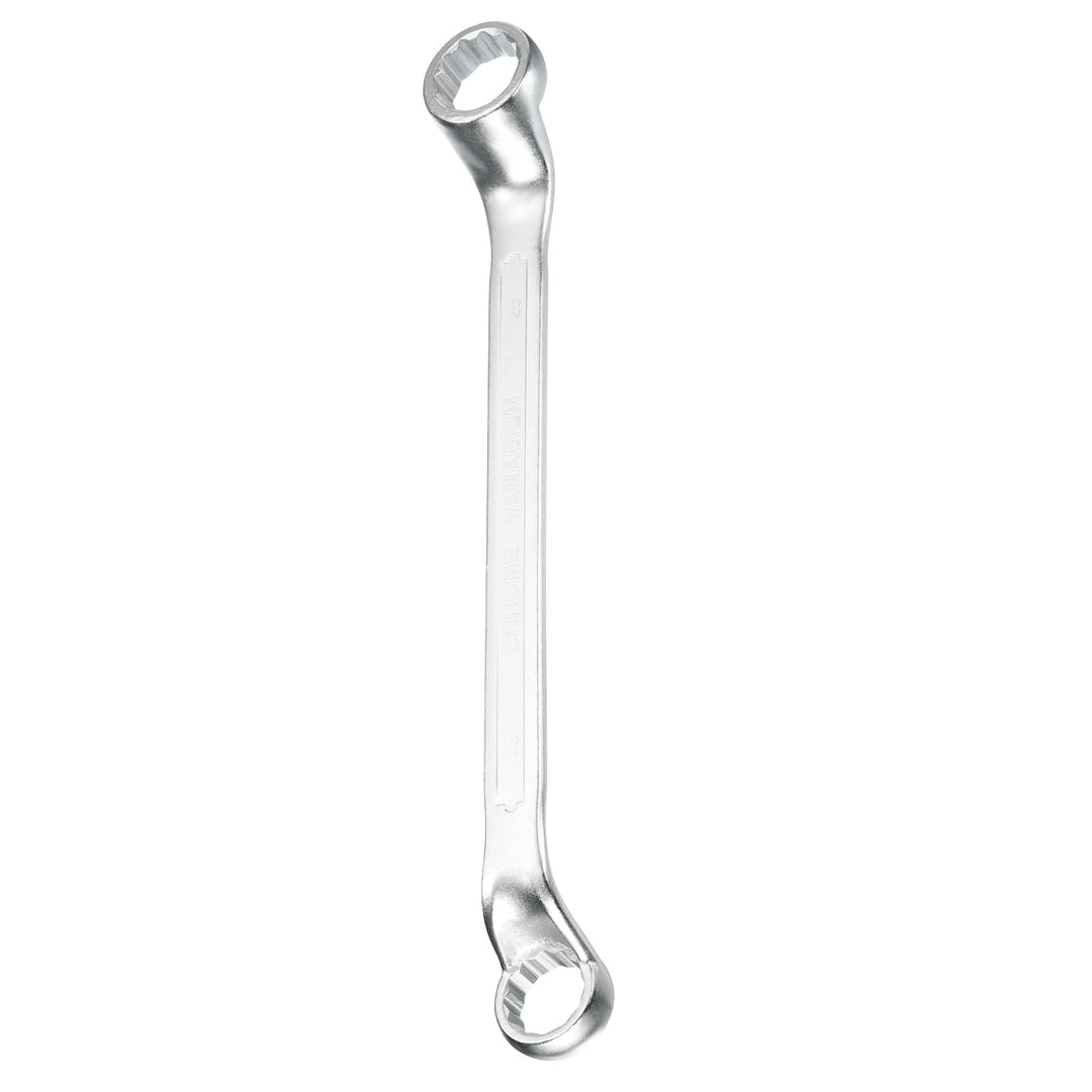 QUARKZMAN Abgewinkelter Extra Langer Ringschlüssel 25 x 28 mm Metrisch 12 Punkt 75 Grad Abgewinkelt