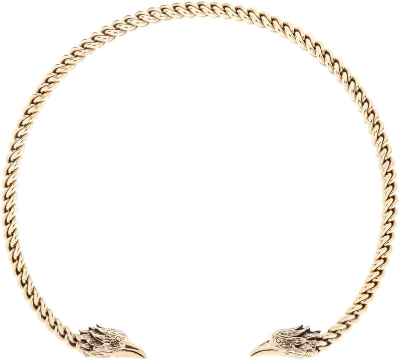 Windalf Frauen Torques RAVONA Ø 13 cm Wikinger Halsschmuck Odins Raben Schmuck Handarbeit Bronze