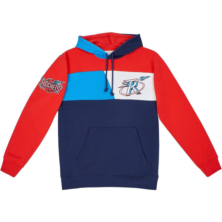 Mitchell & Ness Houston Rockets Color Blocked NBA Fleece Hoodie, S