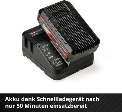 Original Einhell Starter Kit 2,5 Ah Akku und Ladegerät Power X-Change (Li-Ion, 18 V, 50 min Ladezeit