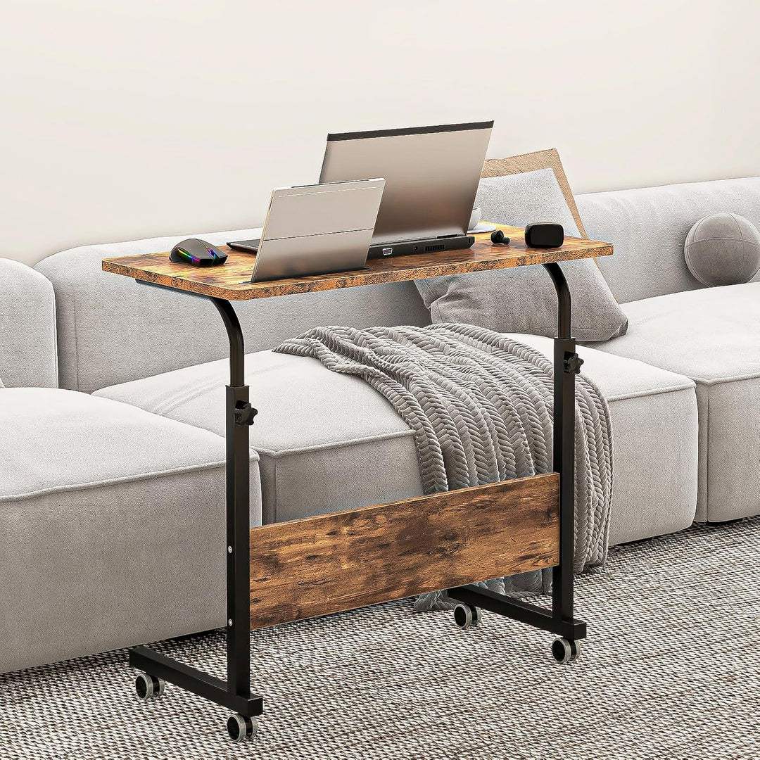 sogesfurniture höhenverstellbar Laptoptisch Computertisch mit Tablet Steckplatz, 80 * 40cm PC Tisch