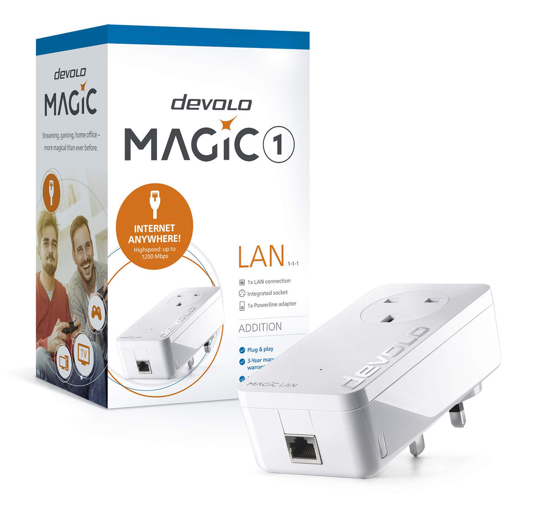 Devolo Magic LAN Extender Adapter Magic 1-1200 Mbit/s LAN-Erweiterungsadapter MAGIC 1 - 1200 Mbit/s,