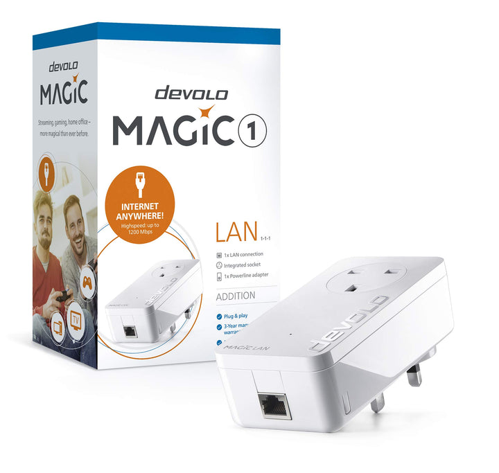 Devolo Magic LAN Extender Adapter Magic 1-1200 Mbit/s LAN-Erweiterungsadapter MAGIC 1 - 1200 Mbit/s,