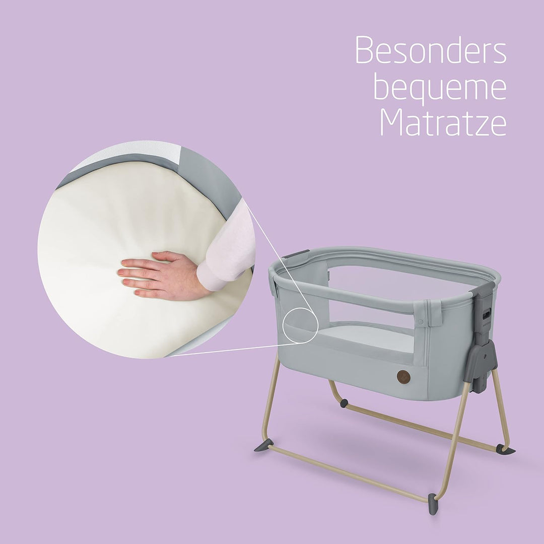 Maxi-Cosi Tori 2-in-1-Beistellbett, Krippe, 0 bis ca. 6 Monate, 0–9 kg, kompakt zusammenklappbar, le