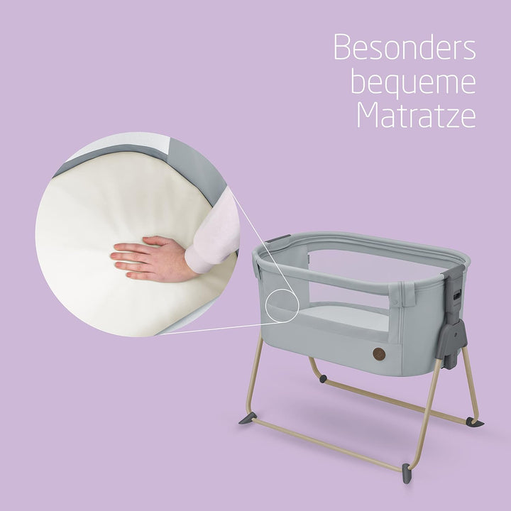 Maxi-Cosi Tori 2-in-1-Beistellbett, Krippe, 0 bis ca. 6 Monate, 0–9 kg, kompakt zusammenklappbar, le