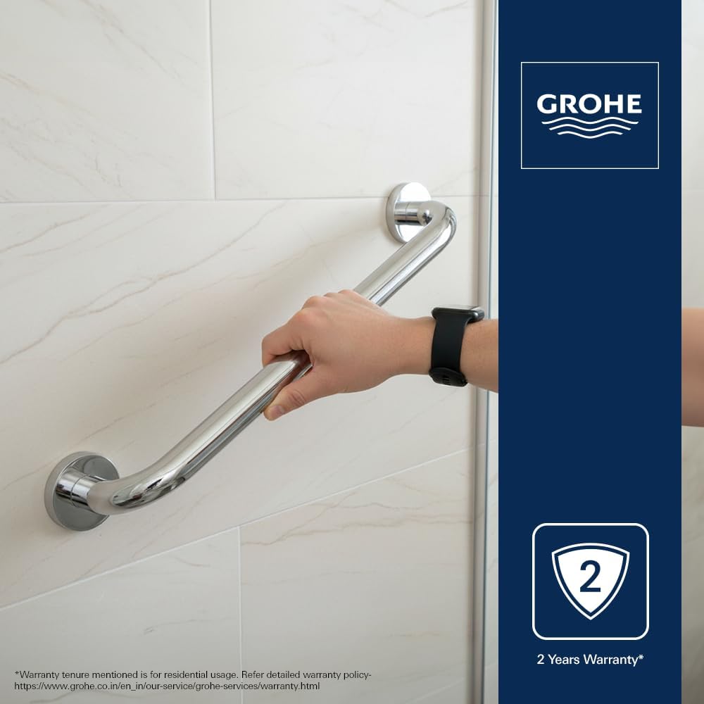 Grohe Wannengriff Essentials, 1 Stück, 40794001, 657 mm 657 mm (Stichmass 600 mm) Rund, 657 mm (Stic