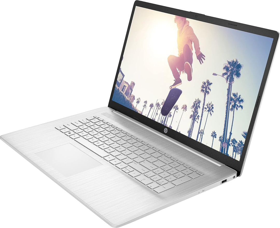 HP Laptop 17,3 Zoll Full HD IPS Display, AMD Ryzen 5-5500U, 8GB DDR4 RAM, 512GB SSD, AMD Radeon Graf