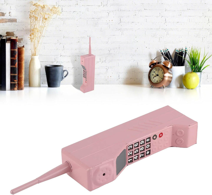 Fockety Retro-Handy, 80er 90er Altmodisches Tragbares Backstein-Ornament, Simulation, Fotografische