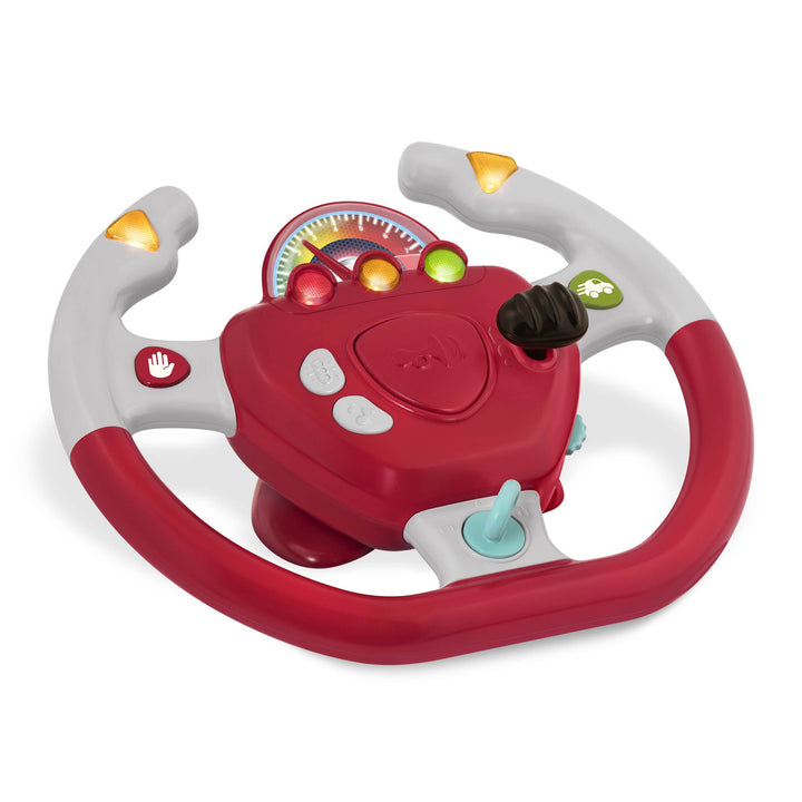 Battat – Geared To Steer – Interaktives Lenkrad – Tragbares Auto-Spielzeug – Kinderspiele & Lieder –