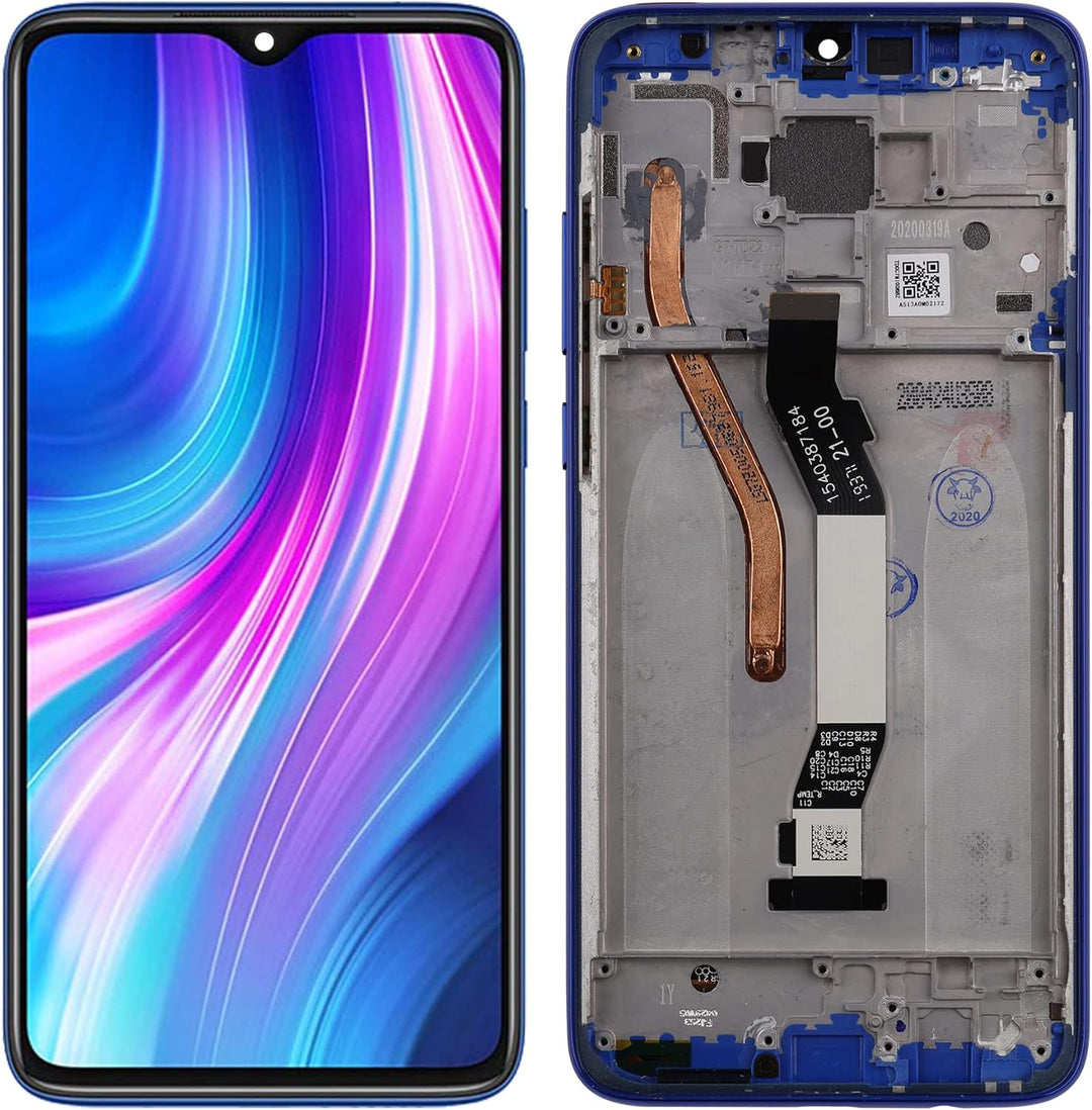 SwarKing LCD Display kompatibel mit Redmi Note 8 Pro, 2015105, M1906G7I, M1906G7G Touch Screen Digit