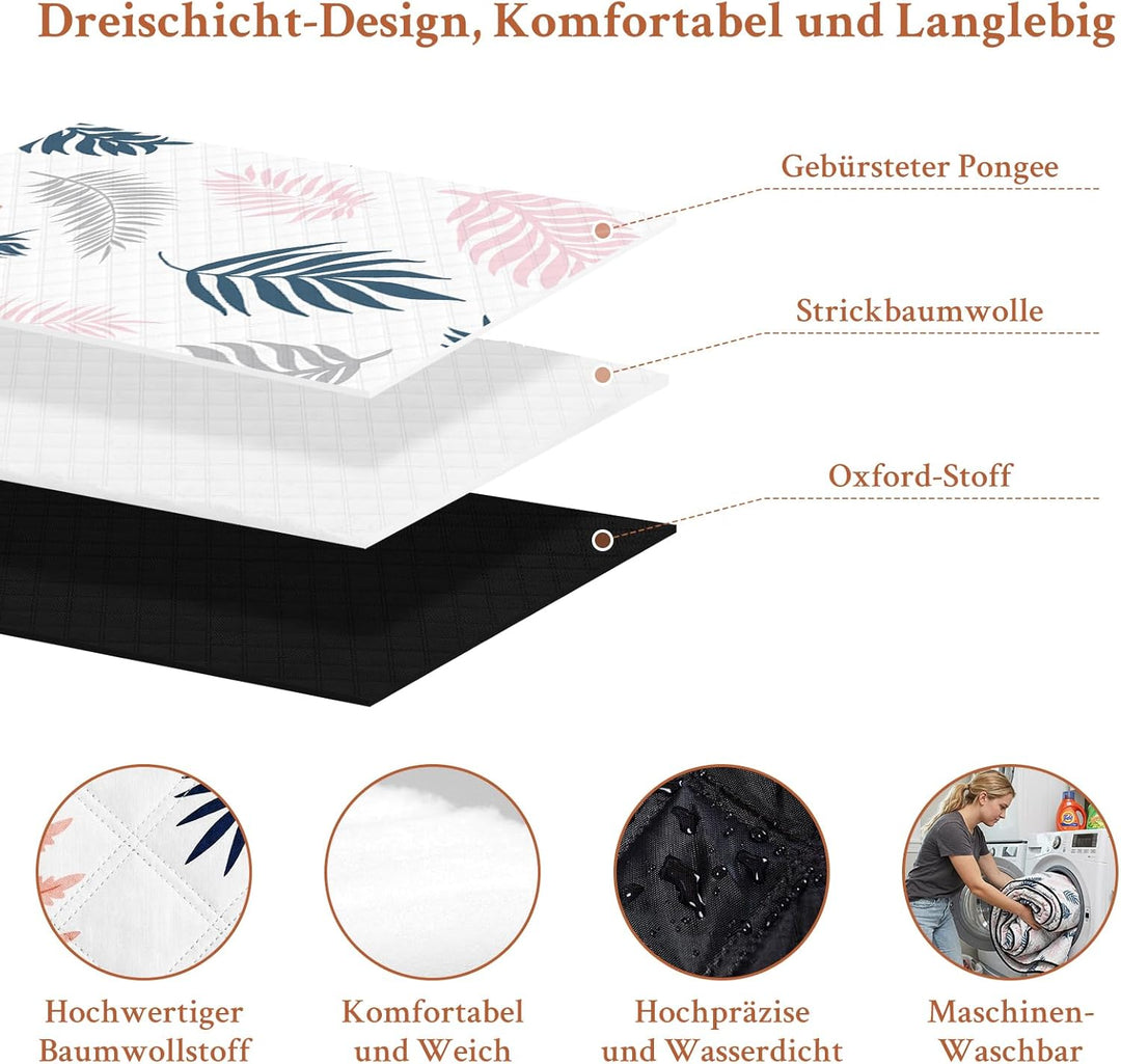 TXBOBECO Picknickdecke 200x200cm XXL, Stranddecke Wasserdicht Sandfrei, Outdoor Camping Decke mit Tr