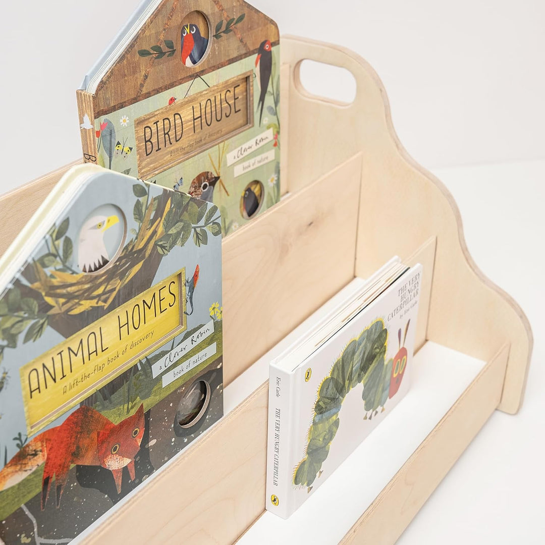 MAMOI® Bücherregal für Kinder, Bücherkiste für kinderzimmer, Book Shelf, Buchregal, Wandregal kinder