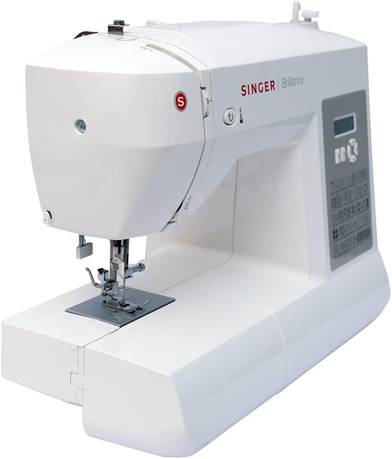 SINGER Freiarm-Nähmaschine Brilliance 6180 inllusive grossen Anschiebetischs