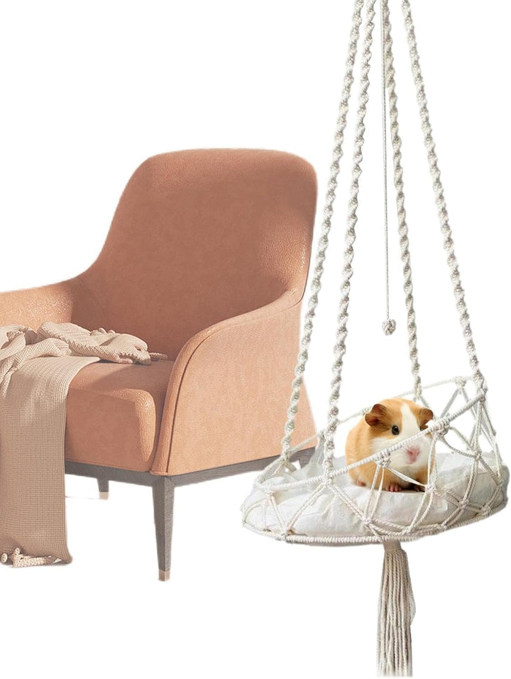Katzenschaukel-Hängematte,Makramee-Katzenhängematte | Boho-Schaukelbett-Hängematte für Hauskatzen -