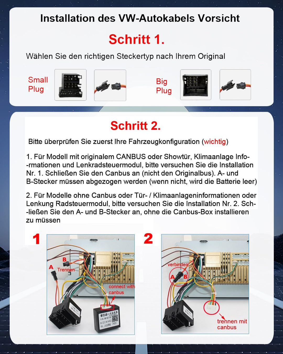 Essgoo Carplay Autoradio 9 Zoll Android 14 Car Stereo 32G Wireless Auto Radio Für VW Golf 5 6 Touran