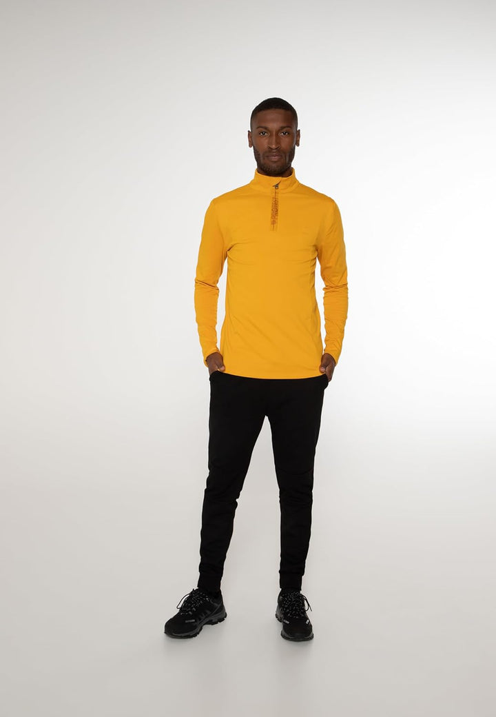 Protest Men Cycling Jersey PRTHINDES L Dark Yellow, L Dark Yellow