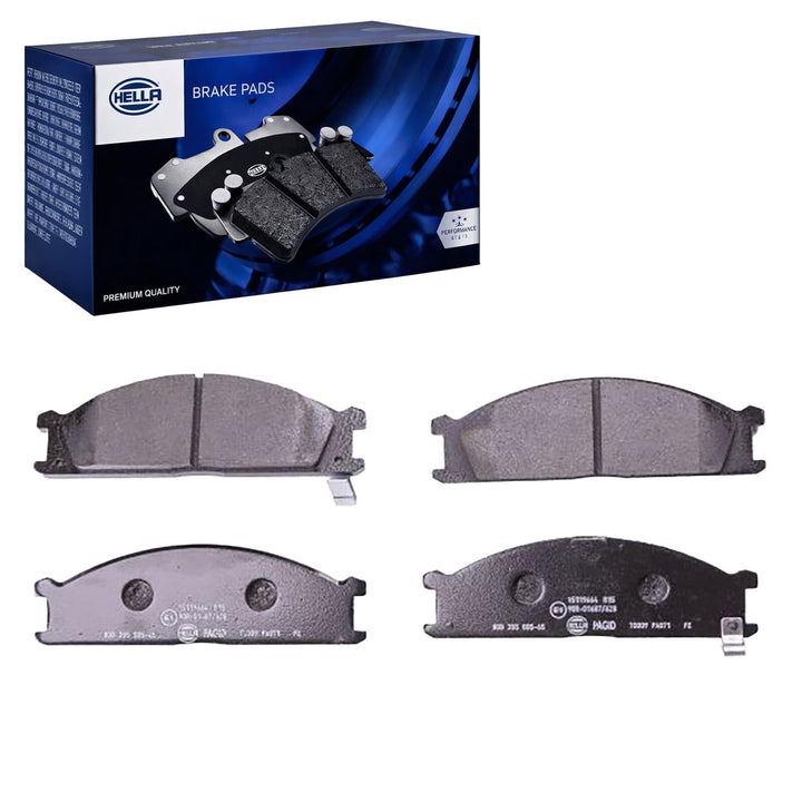 HELLA PAGID 8DB 355 005-651 Bremsbelagsatz - T0009 - Dicke/Stärke: 17mm - Bremssystem: Akebono - mit