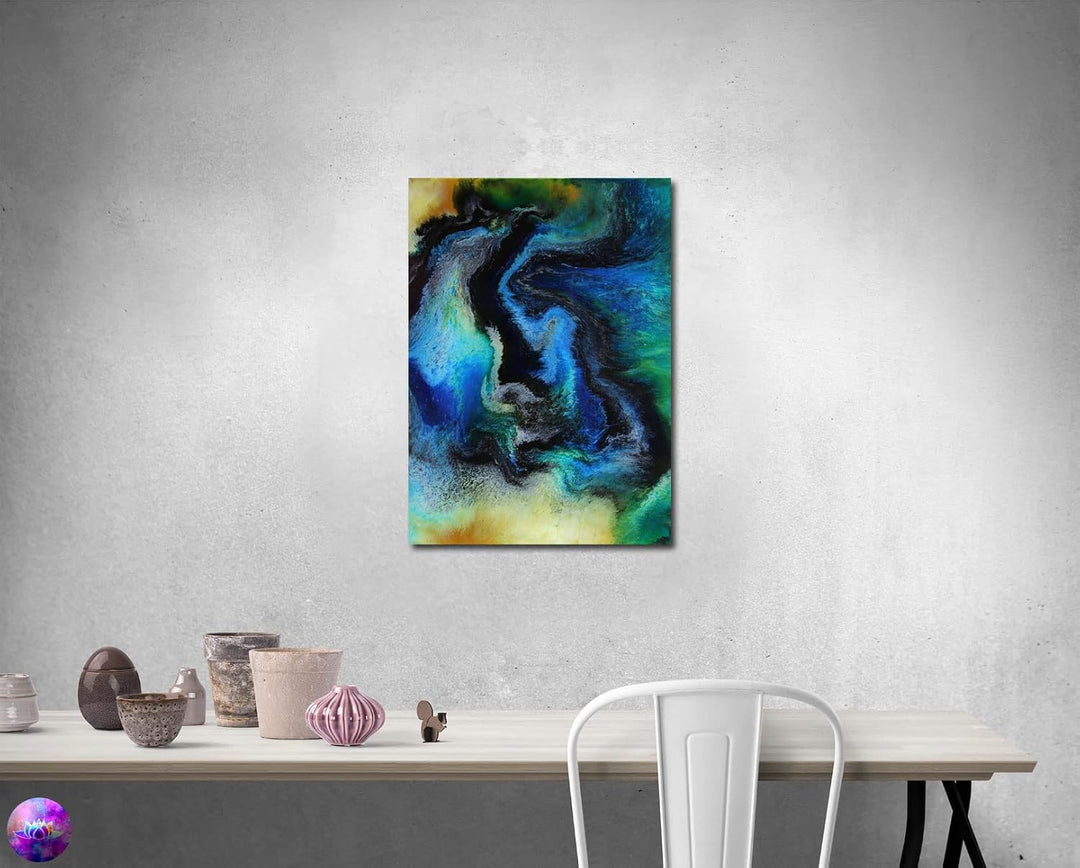 Original Gemälde Abstrakte Malerei - moderne hochglanz Wandbilder - Resin Art Kunst Bild Harz Unikat