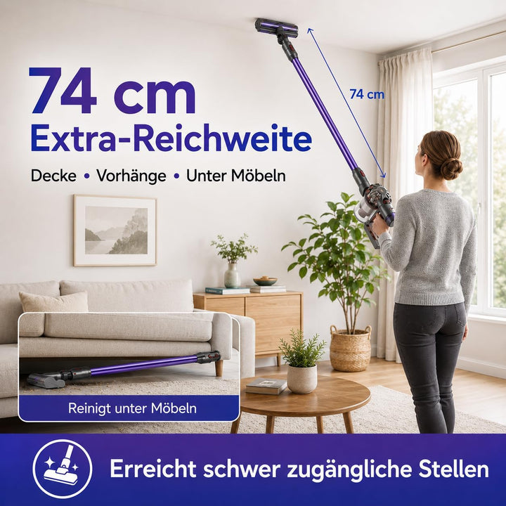 Verlängerungsrohr kompatibel mit Dyson V12/V10 Slim