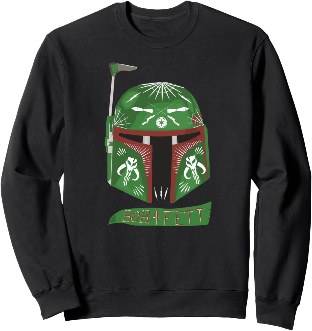Star Wars Boba Fett Bounty Hunter Helmet Sweatshirt