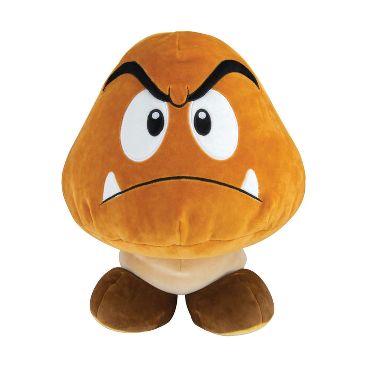Club Mocchi-Mocchi Super Mario Goomba Plüschfigur, Offiziell Lizenziertes Nintendo Kuscheltier, 38 c