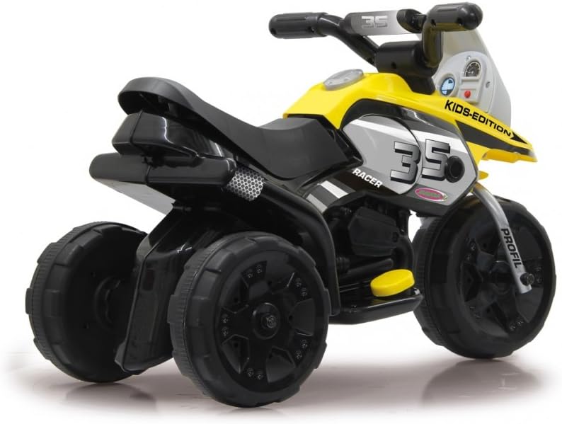 Jamara 460226 "Ride-on E-Trike Racer" Elektrofahrzeug, 6V Akku, gelb, Gelb