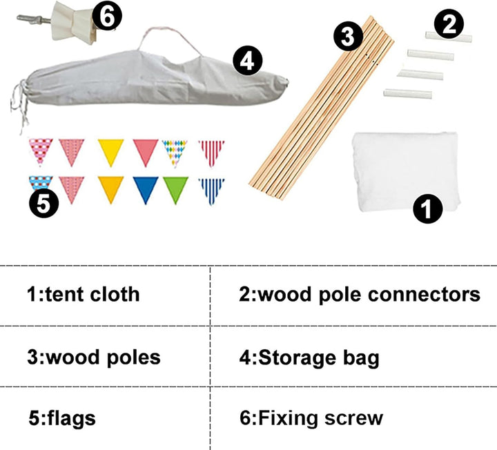Sleeleece Tipi Zelt für Kinder,Tippi Kinderzelt,Kinderzelt Spielzelt Tipizelt Indoor,Kinderzelte für