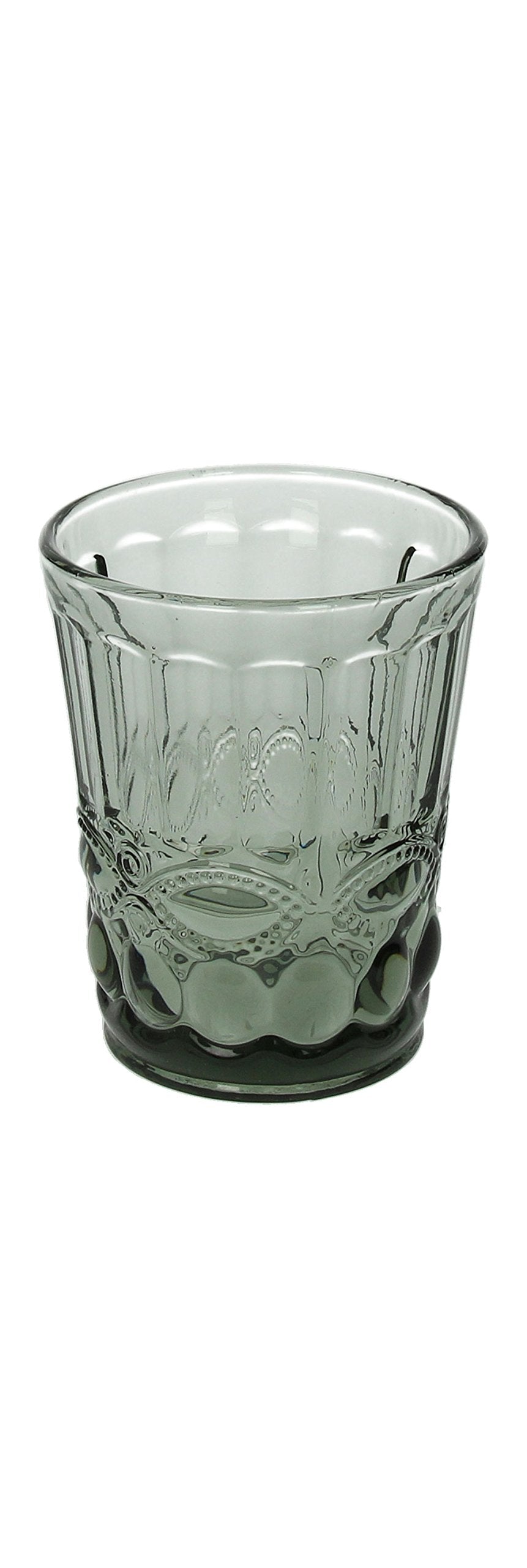 6er Set Wasserglas SOLANGE, grau, 265 ml, mundgeblasen von TOGNANA