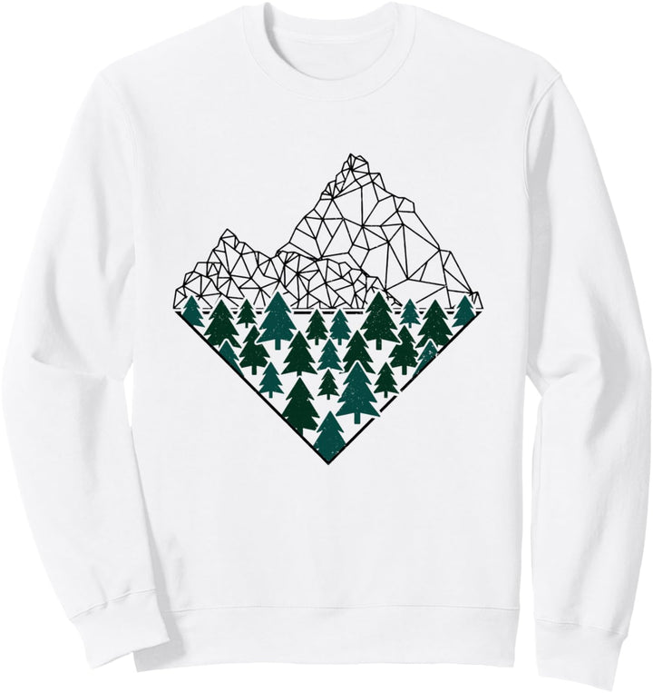 Wandern Camping Berge Natur Trekking Wanderer Geschenk Sweatshirt