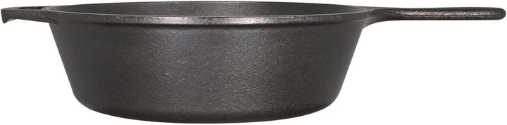Lodge L10DSK3 Bratpfanne aus Gusseisen, vorgebrannt, tief, rund, 30,48 cm, 4,73 Liter, Schwarz, 32 c