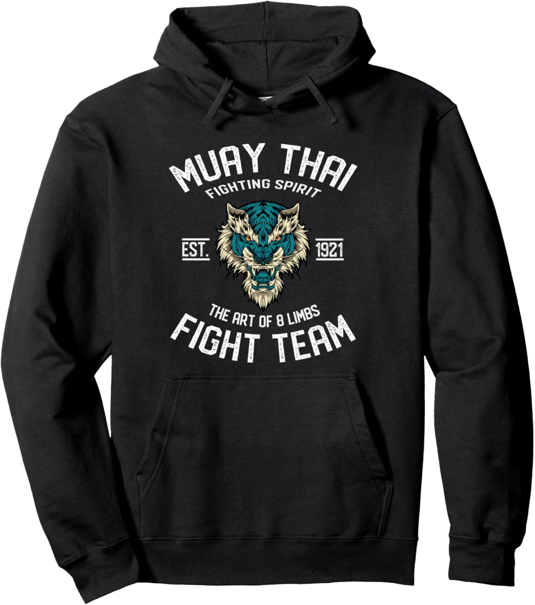 Muay Thai Tigerkampfteam Pullover Hoodie