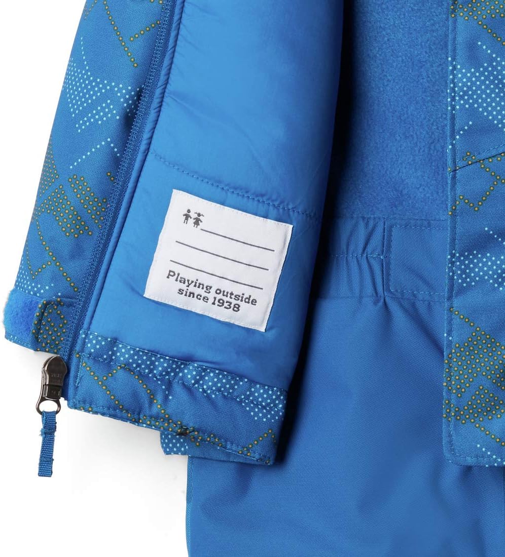 Columbia Buga Set für Kleinkinder, 12/18 Brt Indigo Dot Scape Print, Brt Indigo, 12/18 Brt Indigo Do