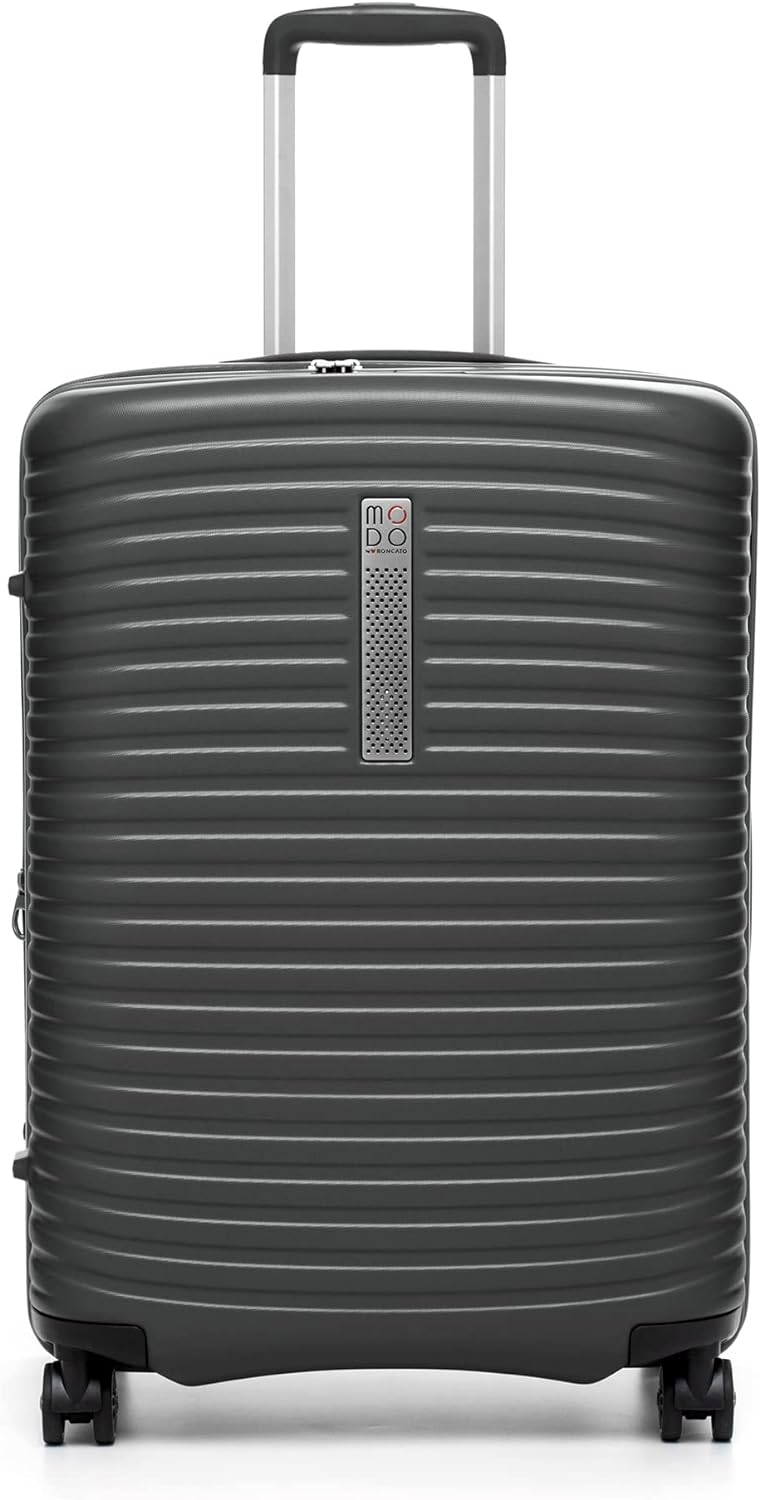 Roncato Set 3 Trolley G+m+c 4 W Vega Koffer, 78 cm, 123 liters, Grau (Gris), Grau (Gris)
