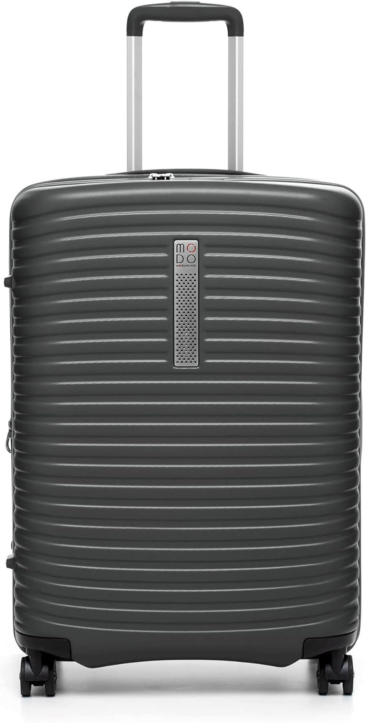 Roncato Set 3 Trolley G+m+c 4 W Vega Koffer, 78 cm, 123 liters, Grau (Gris), Grau (Gris)